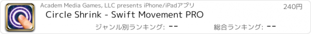 おすすめアプリ Circle Shrink - Swift Movement PRO