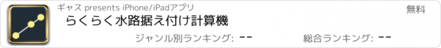 おすすめアプリ らくらく水路据え付け計算機