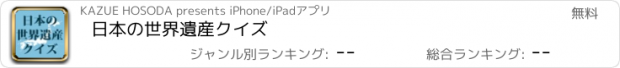 おすすめアプリ 日本の世界遺産クイズ