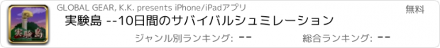 おすすめアプリ 実験島 --10日間のサバイバルシュミレーション