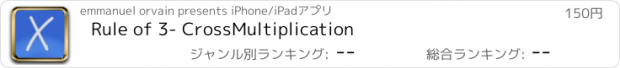 おすすめアプリ Rule of 3- CrossMultiplication