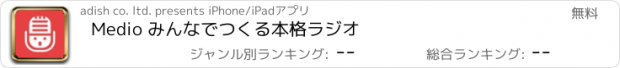 おすすめアプリ Medio みんなでつくる本格ラジオ