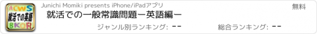 おすすめアプリ 就活での一般常識問題ー英語編ー