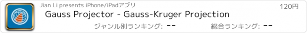 おすすめアプリ Gauss Projector - Gauss-Kruger Projection