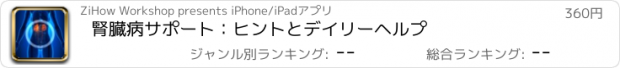 おすすめアプリ 腎臓病サポート：ヒントとデイリーヘルプ