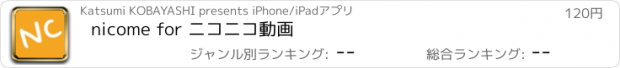 おすすめアプリ nicome for ニコニコ動画