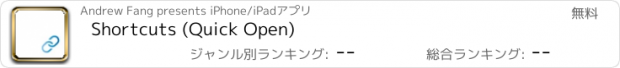 おすすめアプリ Shortcuts (Quick Open)