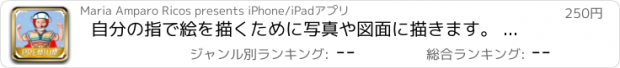 おすすめアプリ 自分の指で絵を描くために写真や図面に描きます。 プレミアム