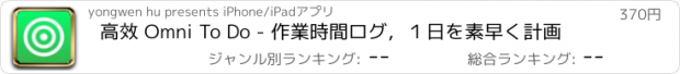 おすすめアプリ 高效 Omni To Do - 作業時間ログ，１日を素早く計画