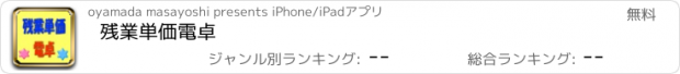 おすすめアプリ 残業単価電卓