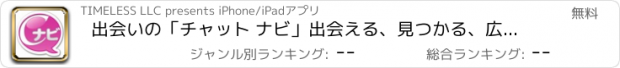 おすすめアプリ 出会いの「チャット ナビ」出会える、見つかる、広げよう友達の輪!