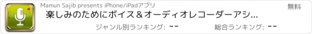 おすすめアプリ 楽しみのためにボイス＆オーディオレコーダーアシスタント - 音声はLiteの注意します