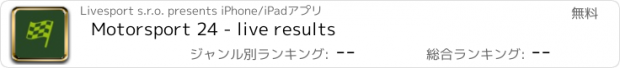 おすすめアプリ Motorsport 24 - live results