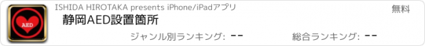 おすすめアプリ 静岡AED設置箇所