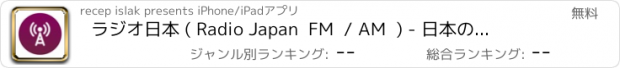 おすすめアプリ ラジオ日本 ( Radio Japan  FM  / AM  ) - 日本の最高のラジオ局