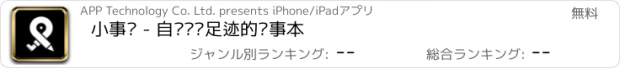 おすすめアプリ 小事记 - 自动记录足迹的记事本