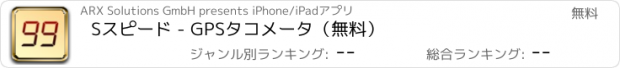 おすすめアプリ Sスピード - GPSタコメータ（無料）