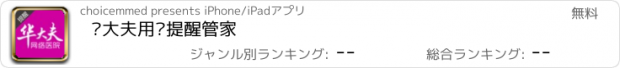 おすすめアプリ 华大夫用药提醒管家