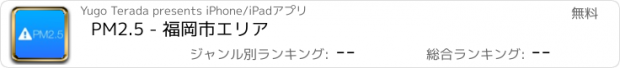 おすすめアプリ PM2.5 - 福岡市エリア