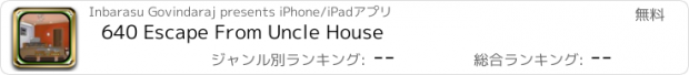 おすすめアプリ 640 Escape From Uncle House