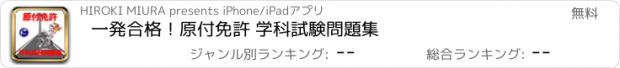 おすすめアプリ 一発合格！原付免許 学科試験問題集