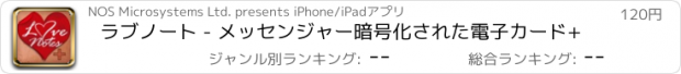 おすすめアプリ ラブノート - メッセンジャー暗号化された電子カード+