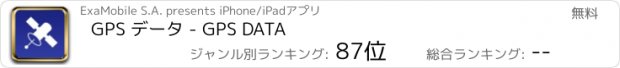 おすすめアプリ GPS データ - GPS DATA