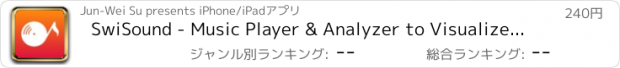 おすすめアプリ SwiSound - Music Player & Analyzer to Visualize Music Streaming Service