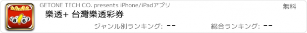 おすすめアプリ 樂透+ 台灣樂透彩券