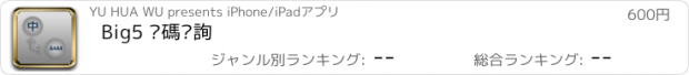 おすすめアプリ Big5 內碼查詢