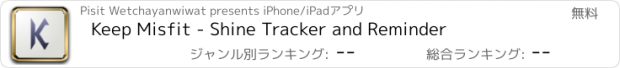 おすすめアプリ Keep Misfit - Shine Tracker and Reminder