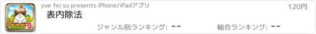 おすすめアプリ 表内除法