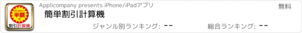 おすすめアプリ 簡単割引計算機