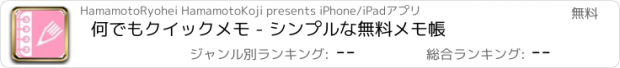 おすすめアプリ 何でもクイックメモ - シンプルな無料メモ帳