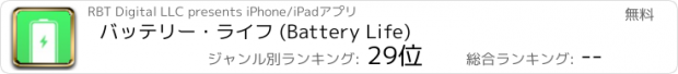 おすすめアプリ バッテリー・ライフ (Battery Life)