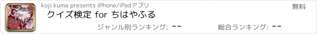 おすすめアプリ クイズ検定 for ちはやふる