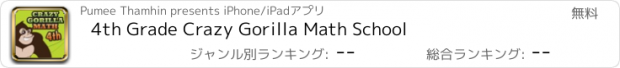 おすすめアプリ 4th Grade Crazy Gorilla Math School