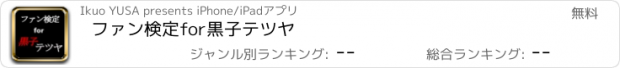 おすすめアプリ ファン検定for黒子テツヤ