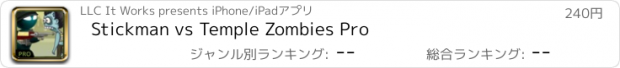おすすめアプリ Stickman vs Temple Zombies Pro