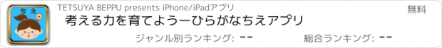 おすすめアプリ 考える力を育てよう　ー　ひらがなちえアプリ