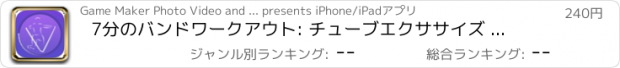 おすすめアプリ 7分のバンドワークアウト: チューブエクササイズ ストレッチ伸縮性のあるゴムバンドを利用に負荷をかける運動 レジスタンス体操 効果的な運動あなたのを鍛える