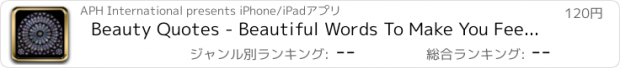 おすすめアプリ Beauty Quotes - Beautiful Words To Make You Feel Pretty