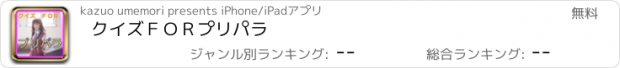 おすすめアプリ クイズＦＯＲプリパラ