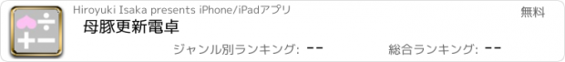 おすすめアプリ 母豚更新電卓