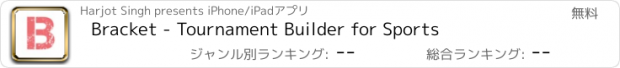 おすすめアプリ Bracket - Tournament Builder for Sports