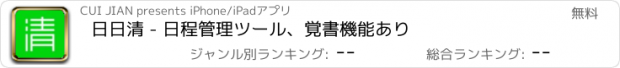 おすすめアプリ 日日清 - 日程管理ツール、覚書機能あり