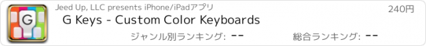 おすすめアプリ G Keys - Custom Color Keyboards