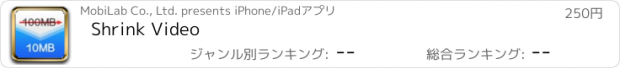 おすすめアプリ Shrink Video