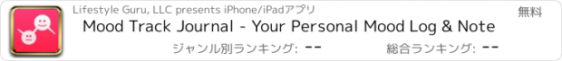 おすすめアプリ Mood Track Journal - Your Personal Mood Log & Note