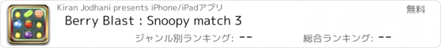 おすすめアプリ Berry Blast : Snoopy match 3